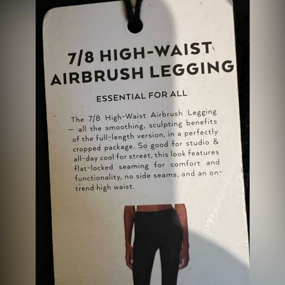 NWT Alo 7/8 Airlift Leggings Tight Black S - Picture 8 of 9